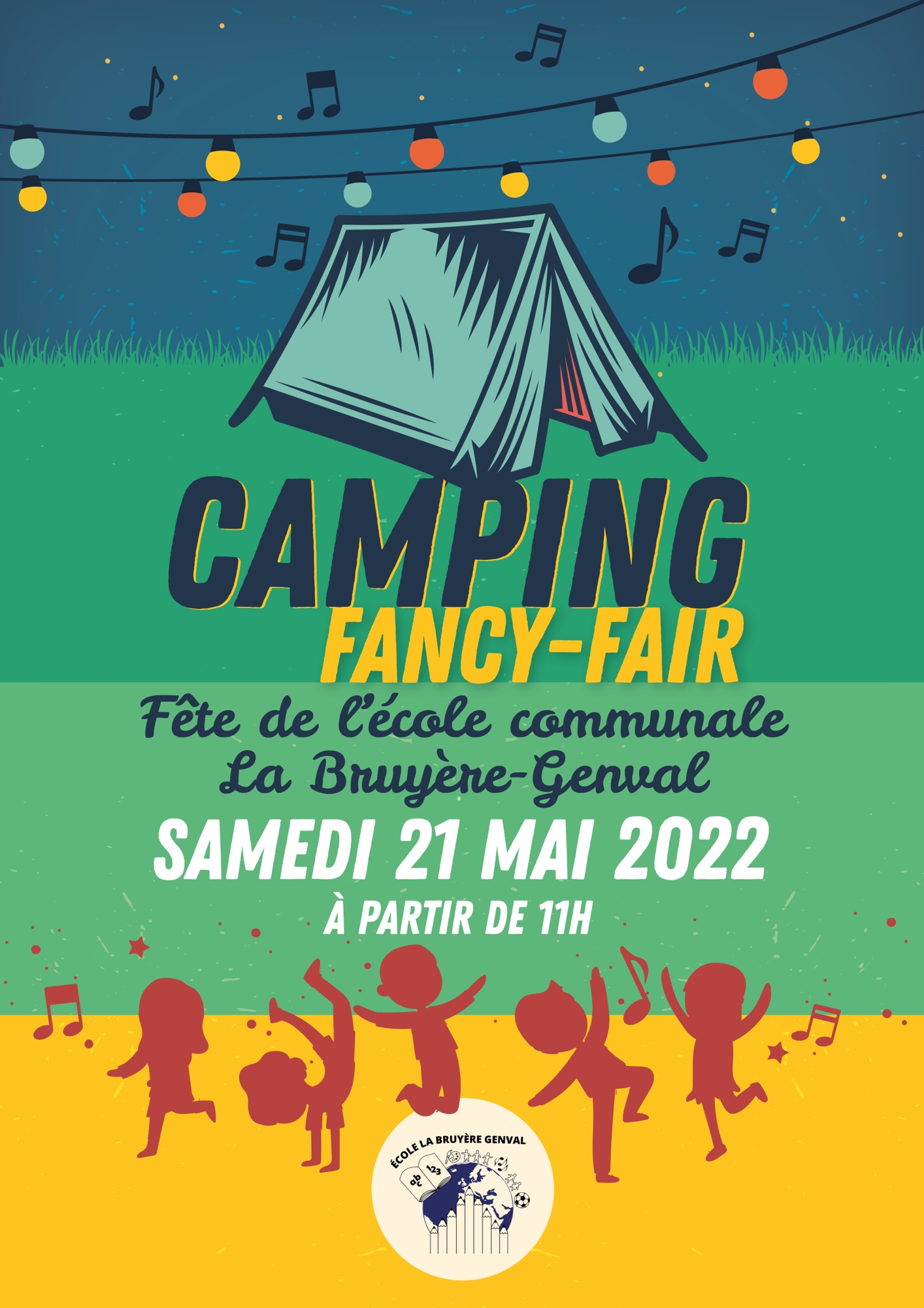 affiche fancyfair camping 2022